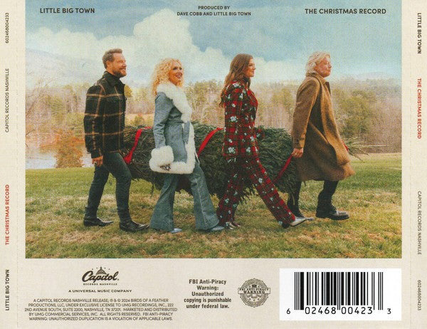 Back Cover: Little Big Town – The Christmas Record (CD) CD | Relix