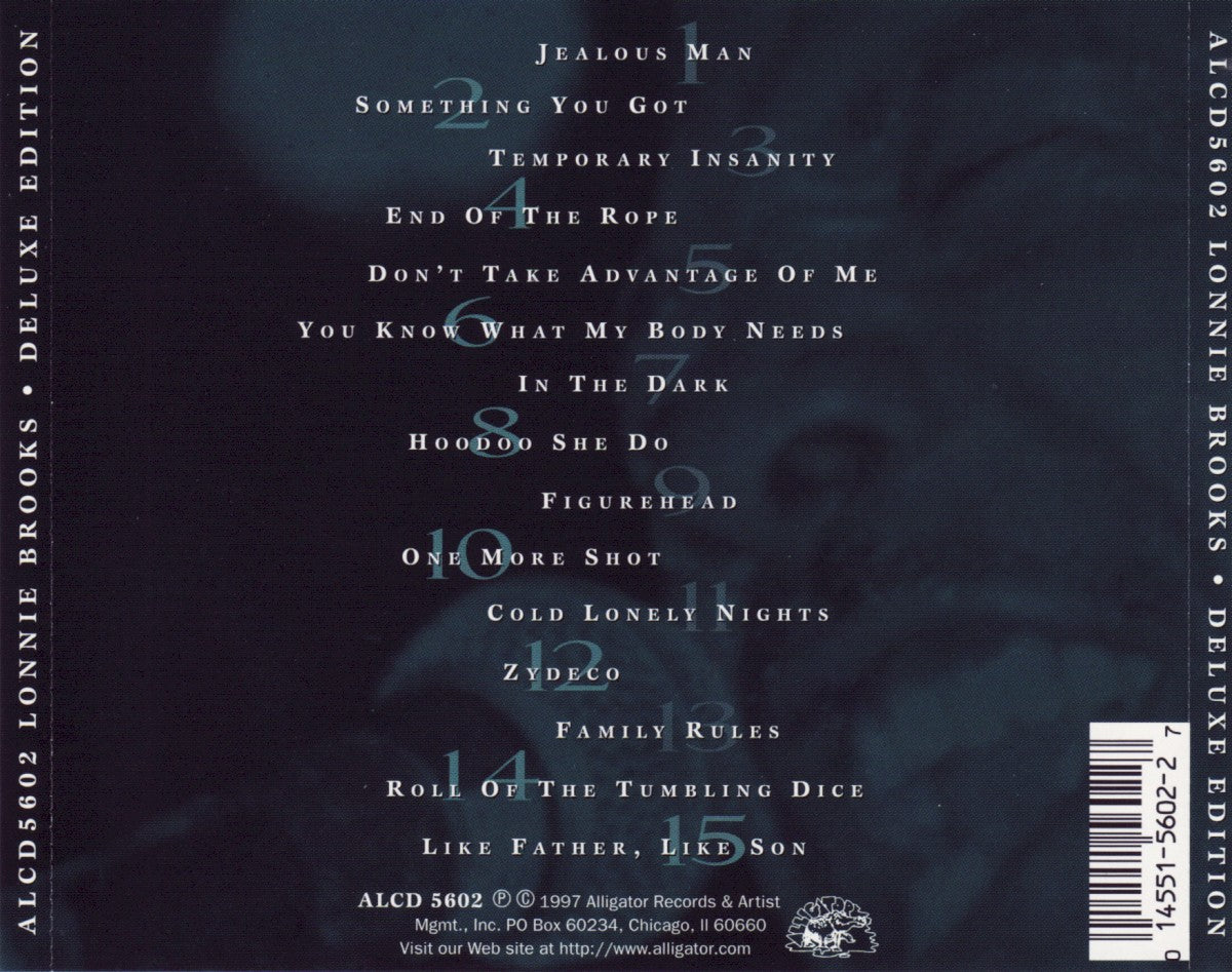Back Cover: Lonnie Brooks – Deluxe Edition CD | Relix