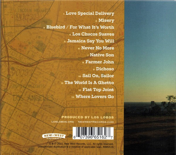 Back Cover: Los Lobos – Native Sons CD | Relix