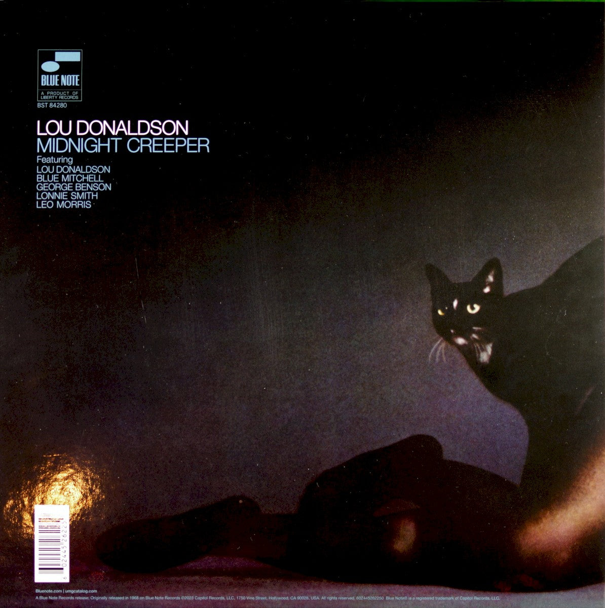 Back Cover: Lou Donaldson – Midnight Creeper (Blue Note Tone Poet Series LP Vinyl) Vinyl LP | Relix