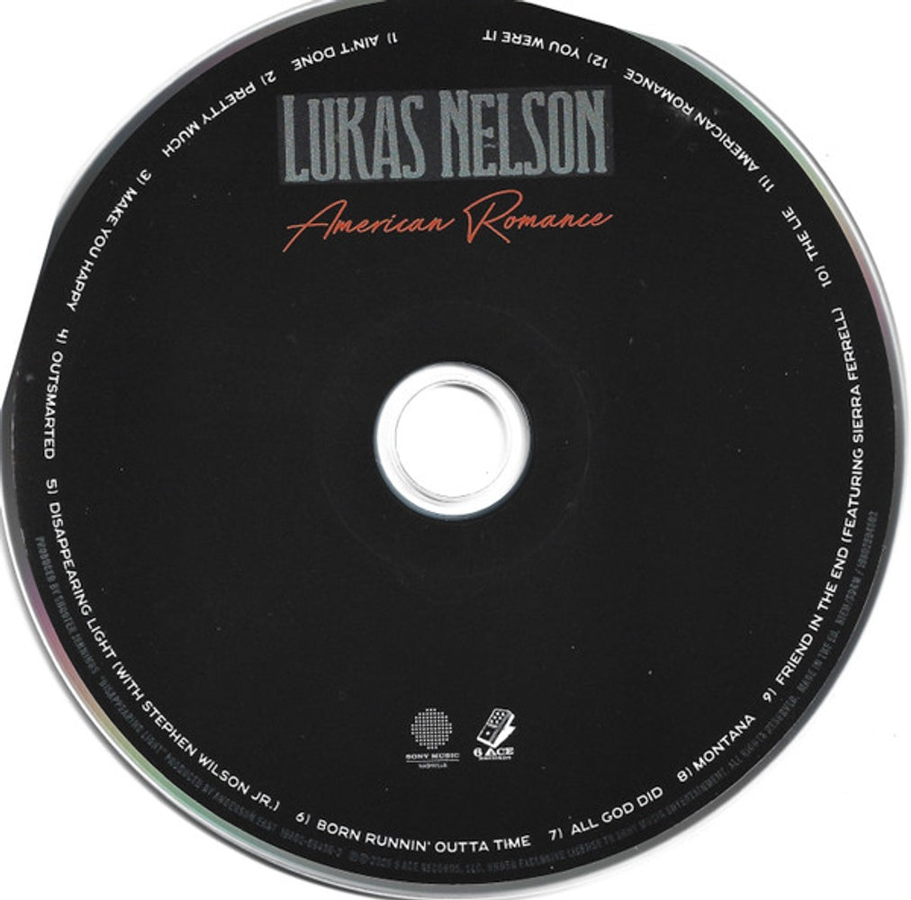Back Cover: Lukas Nelson – American Romance CD | Relix