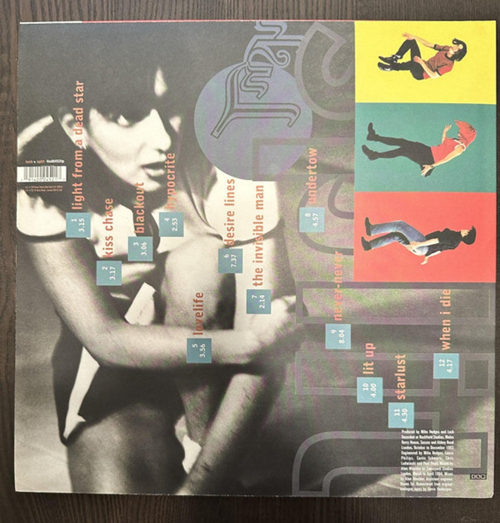 Back Cover: Lush – Split Vinyl LP | Relix