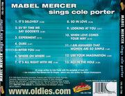 Back Cover: Mabel Mercer – Sings Cole Porter CD | Relix