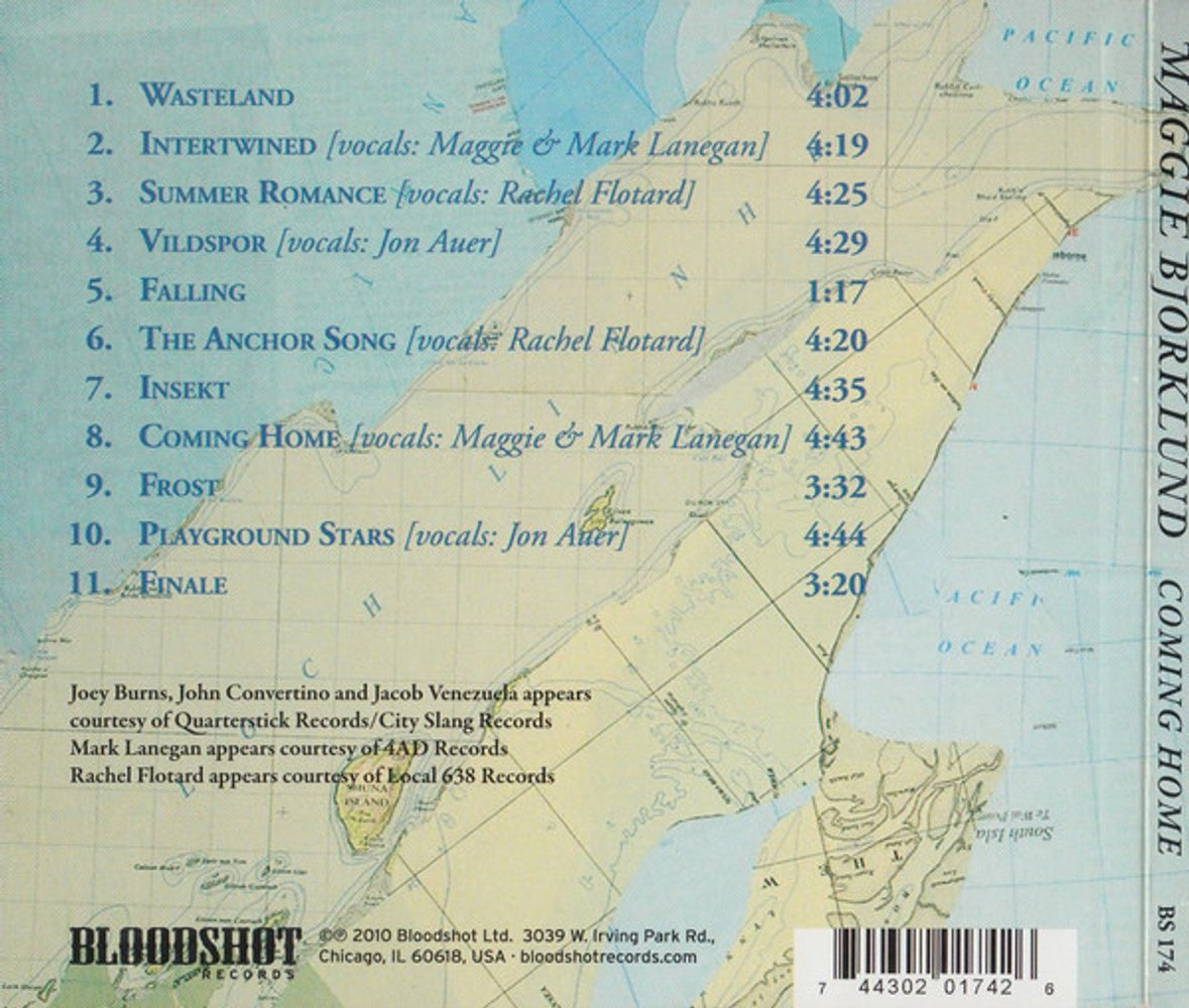Back Cover: Maggie Bjorklund – Coming Home CD | Relix