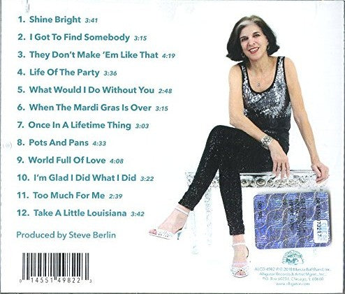 Back Cover: Marcia Ball – Shine Bright CD | Relix