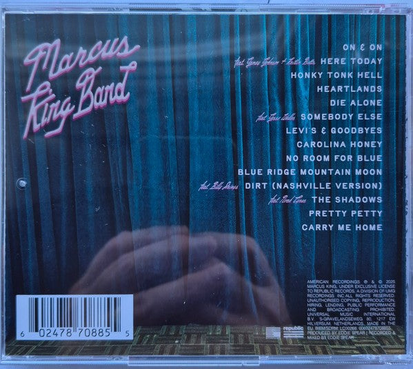 Back Cover: Marcus King – Darling Blue Vinyl LP | Relix