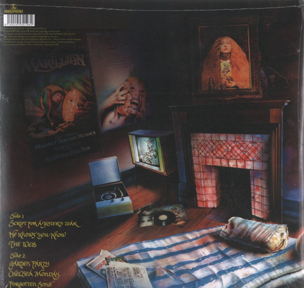 Back Cover: Marillion – Script For A Jester's Tear (2020 Stereo Remix 3-LP Vinyl) Vinyl LP | Relix