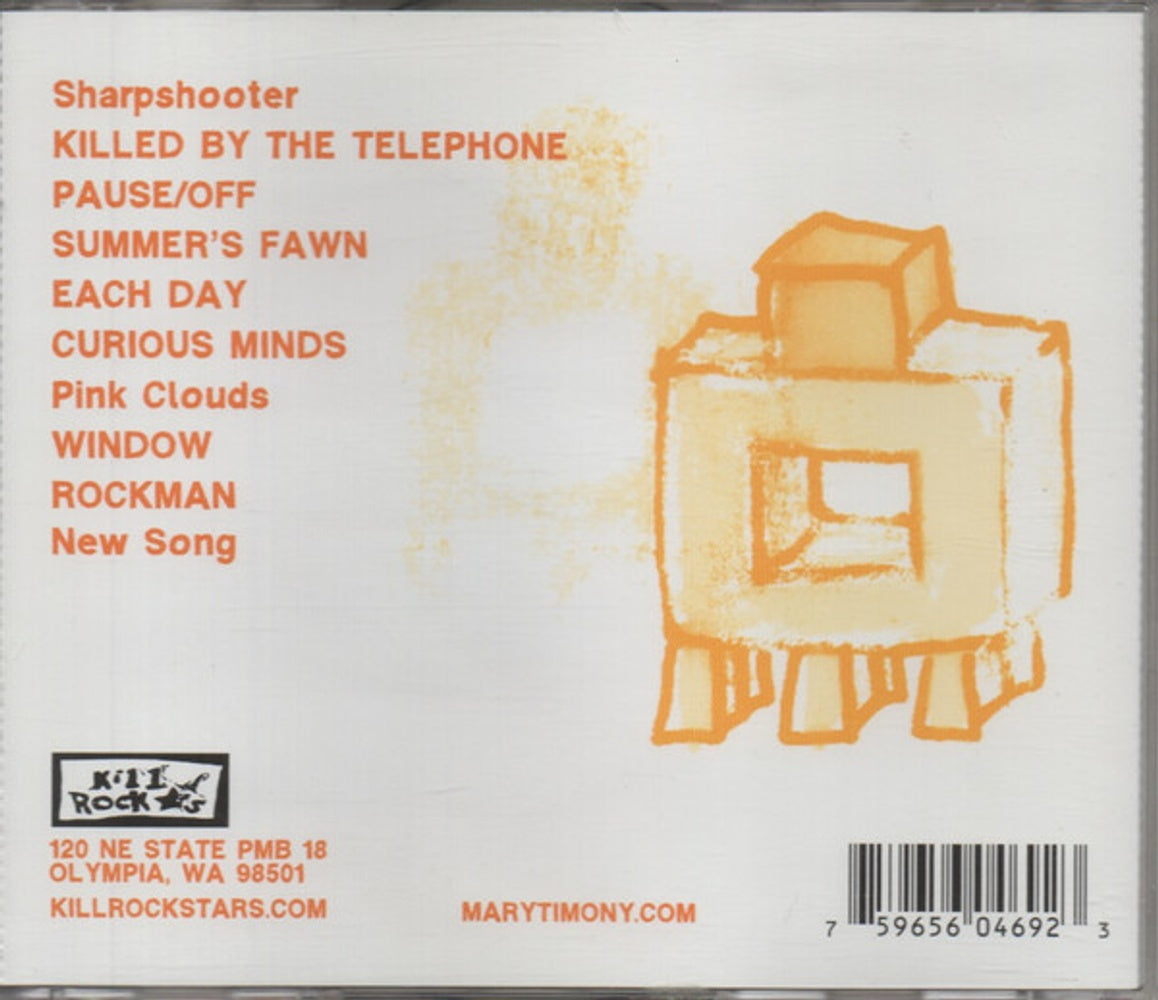 Back Cover: Mary Timony Band – The Shapes We Make CD | Relix