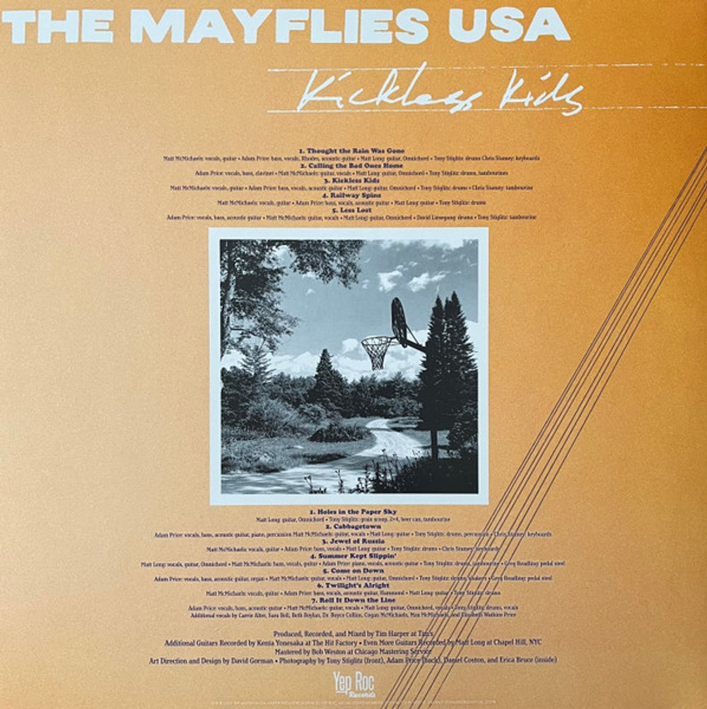 Back Cover: Mayflies Usa – Kickless Kids (Colored, Pech LP Vinyl) Vinyl LP | Relix