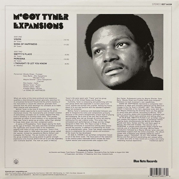 Back Cover: McCoy Tyner – Expansions: Blue Note Tone Poet Series Vinyl LP | Relix
