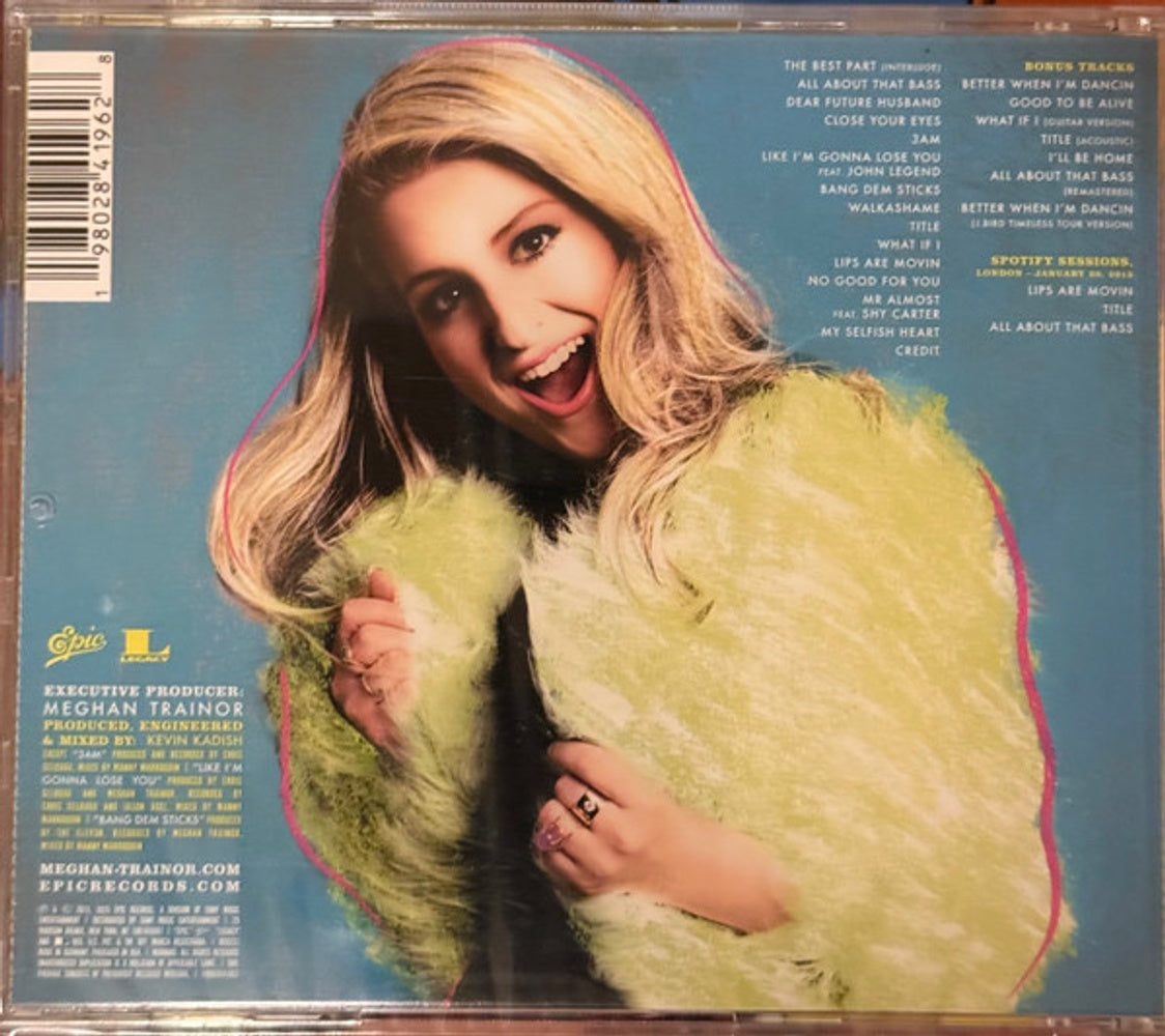 Back Cover: Meghan Trainor – TITLE (10th Anniversary Edition CD) CD | Relix