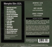 Back Cover: Memphis Slim – Memphis Slim, U.S.A CD | Relix