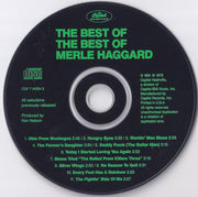 Back Cover: Merle Haggard & The Strangers – Best of the Best CD | Relix