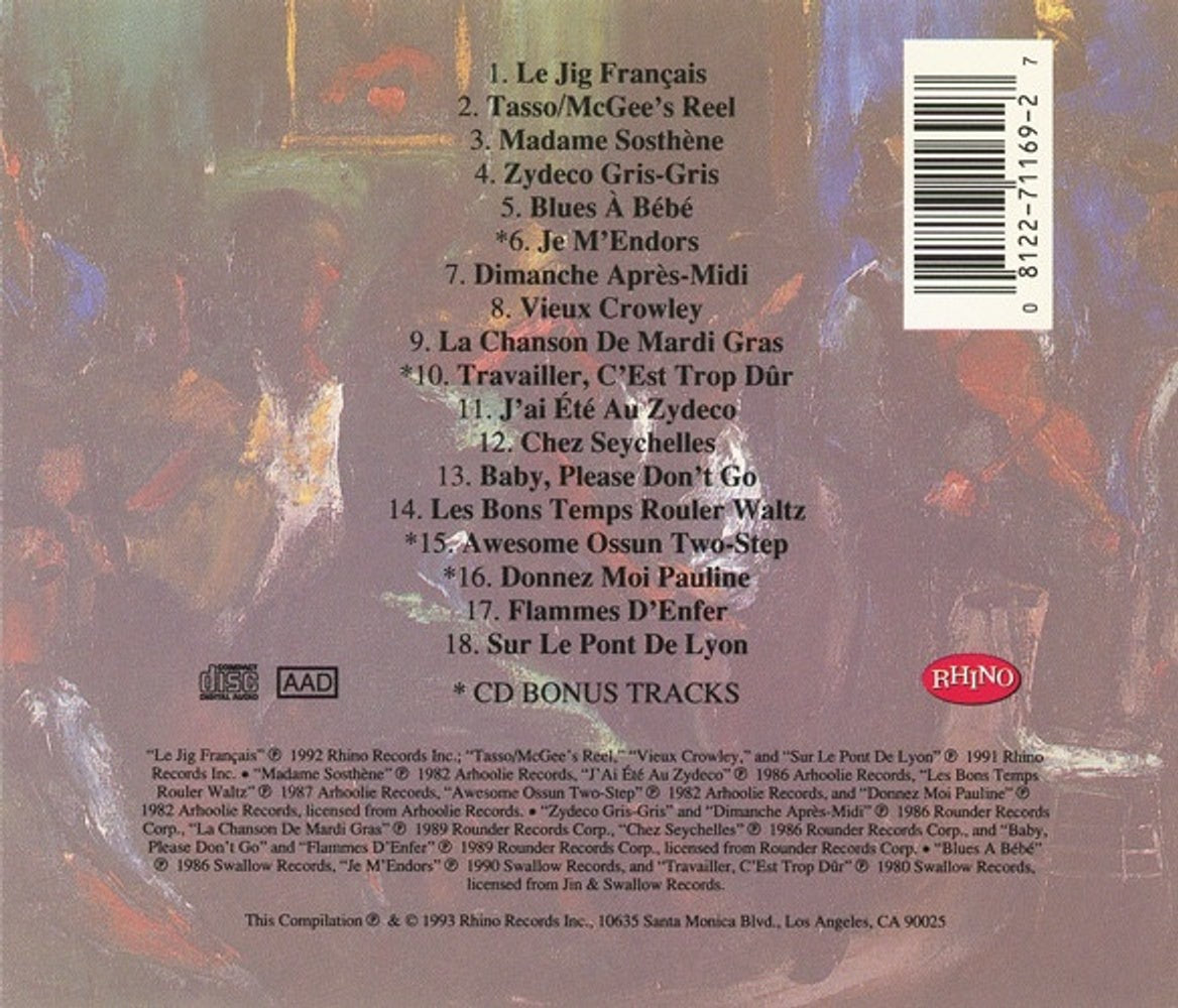 Back Cover: Michael Doucet & Beausoleil – Bayou Deluxe: Best of CD | Relix