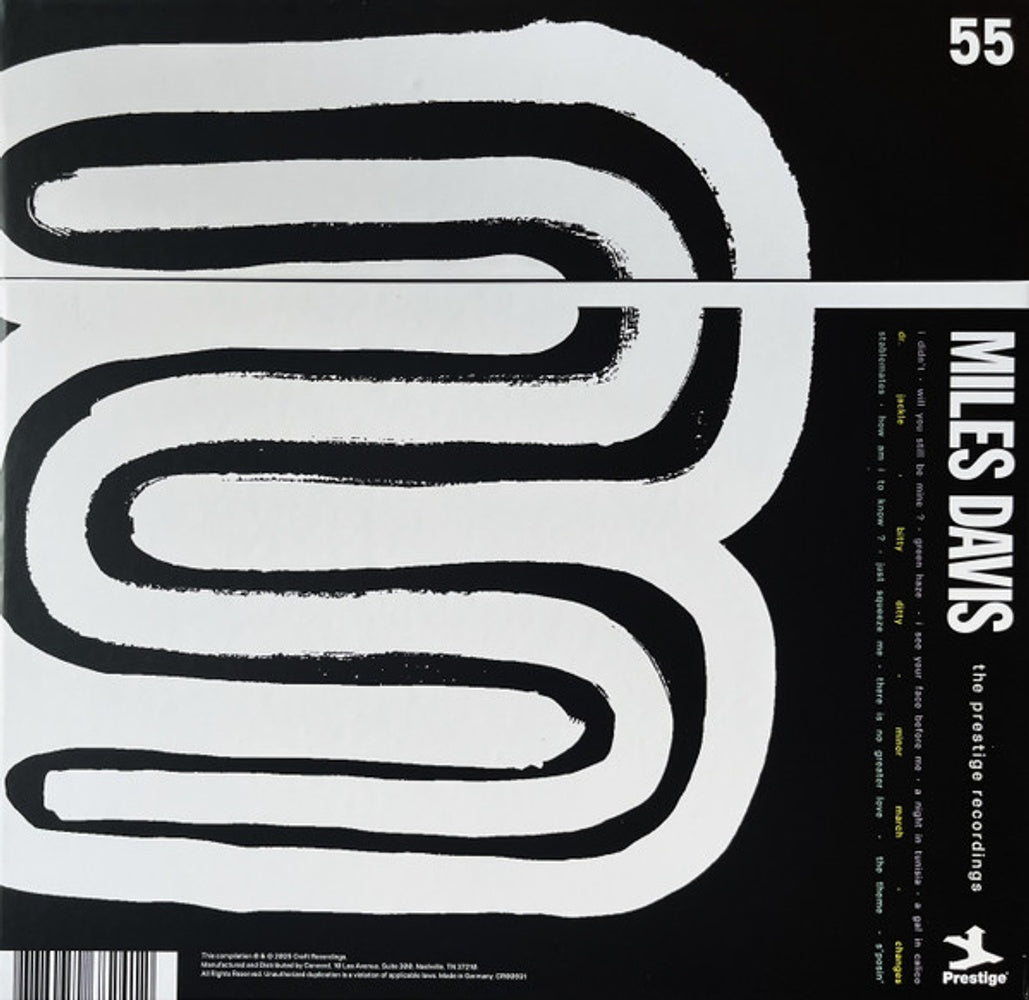 Back Cover: Miles Davis – Miles '55: The Prestige Recordings - Vinyl LP | Relix
