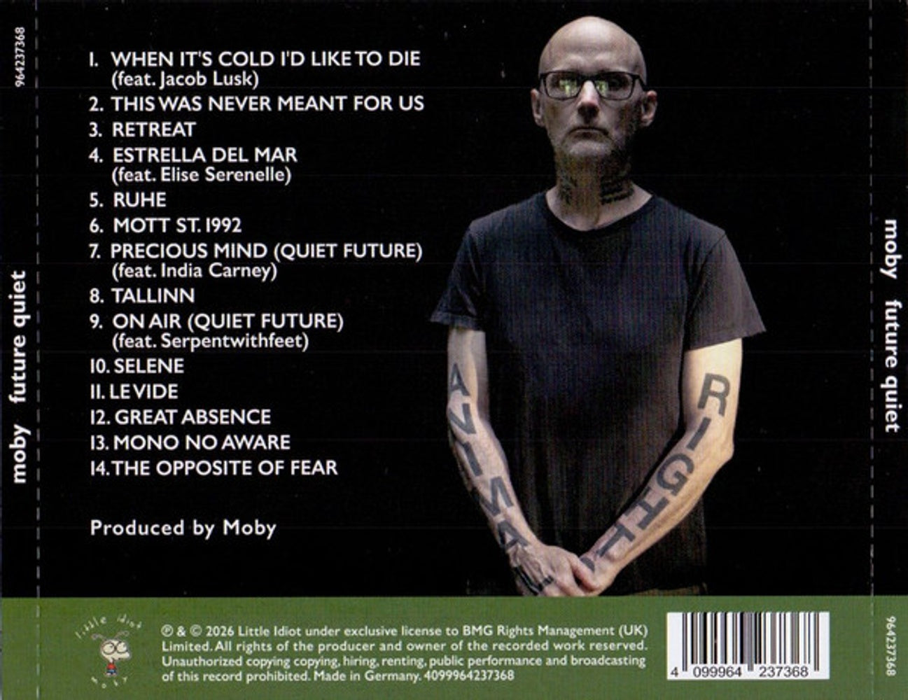 Back Cover: Moby – Future Quiet CD | Relix