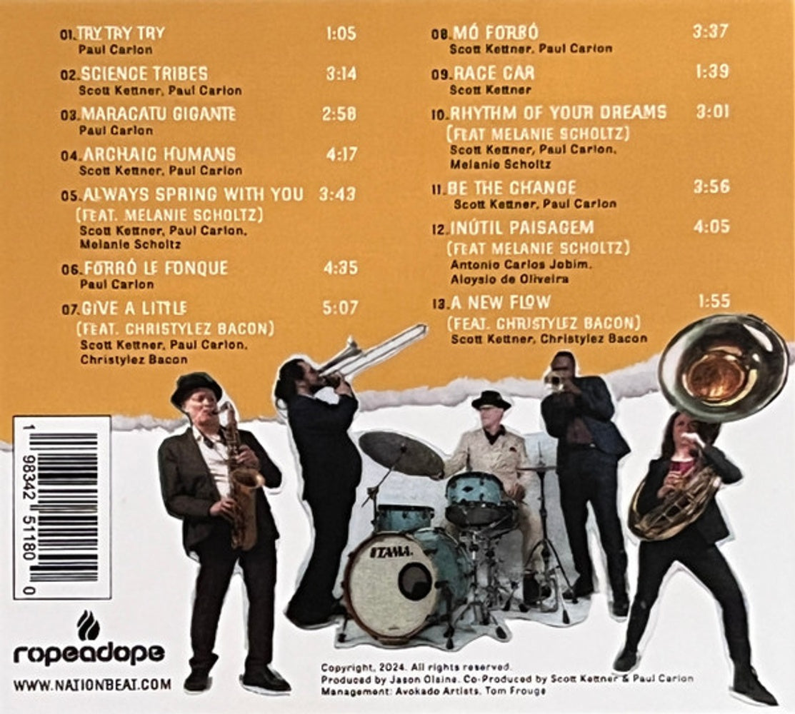 Back Cover: Nation Beat – Archaic Humans CD | Relix