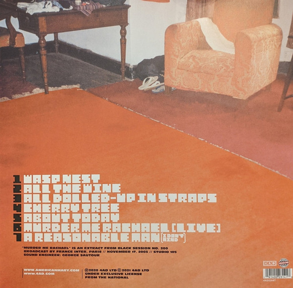 Back Cover: National – Cherry Tree (2021 Remaster LP Vinyl) Vinyl LP | Relix
