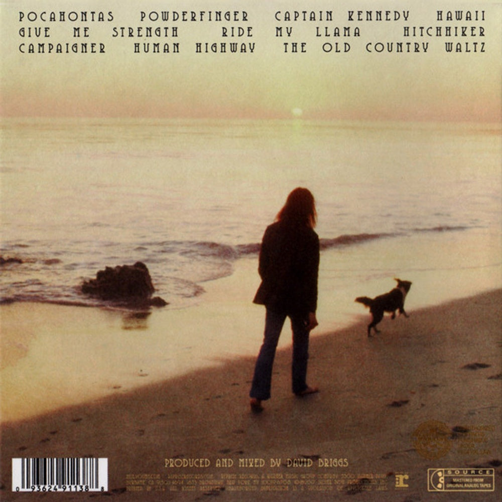 Back Cover: Neil Young – Hitchhiker CD | Relix