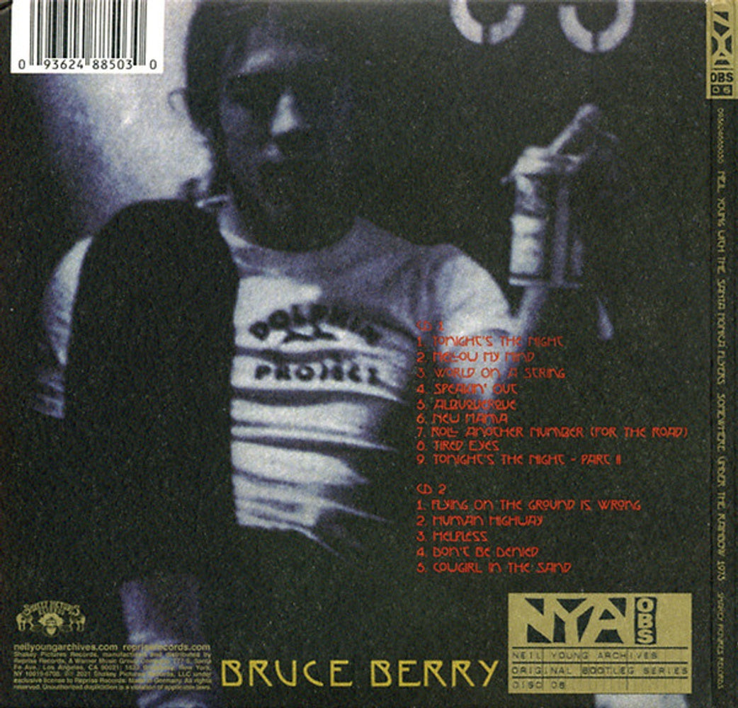 Back Cover: Neil Young – Somewhere Under the Rainbow 1973 (2-CD) CD | Relix