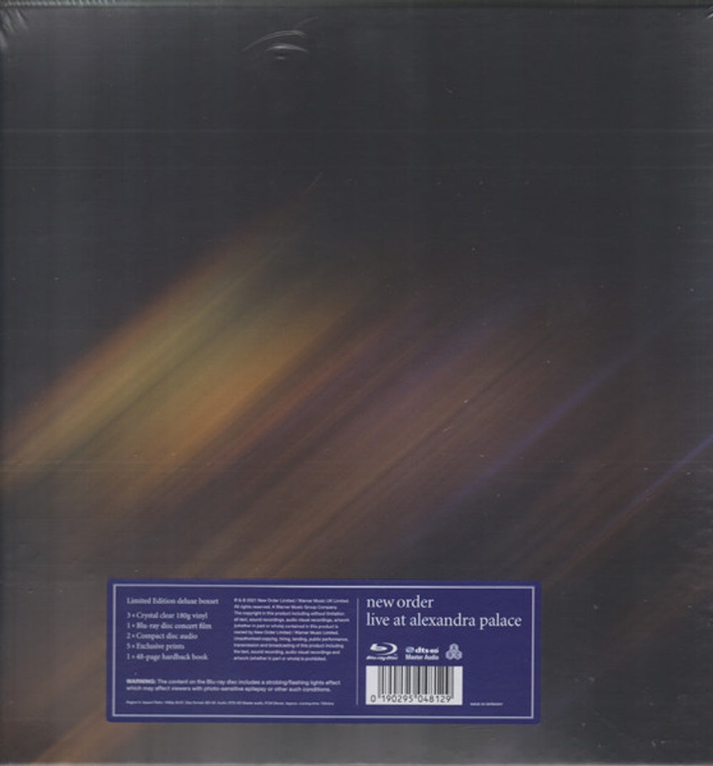 Back Cover: New Order – Education Entertainment Recreation (Live LP Vinyl) Vinyl LP | Relix