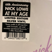 Back Cover: Nick Lowe – At My Age Vinyl LP | Relix