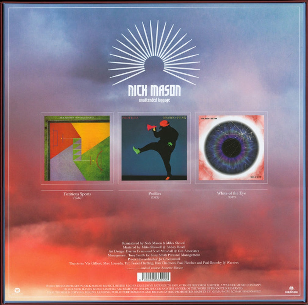 Back Cover: Nick Mason  & Fenn,Rick – White Of The Eye - O.S.T. Vinyl LP | Relix