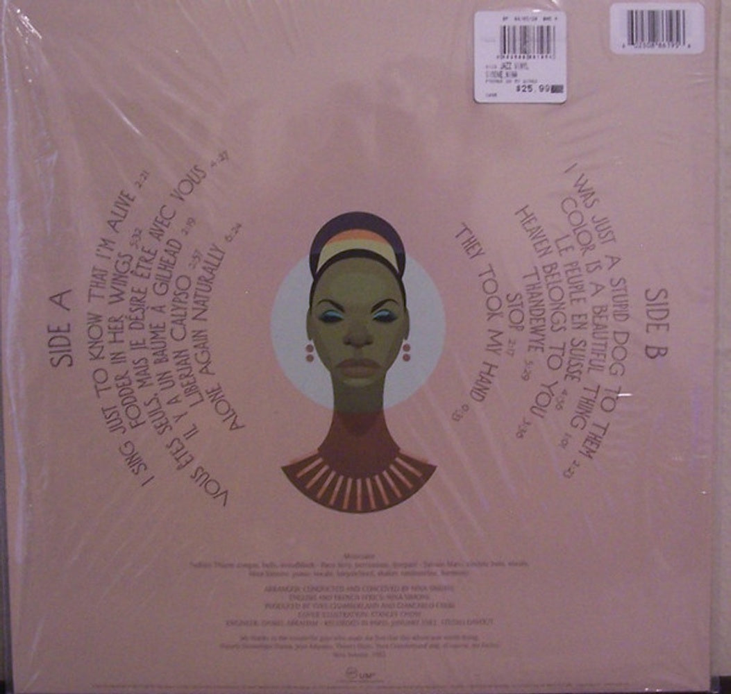 Back Cover: Nina Simone – Fodder On My Wings Vinyl LP | Relix