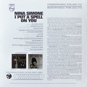 Back Cover: Nina Simone – I Put A Spell On You Vinyl LP | Relix