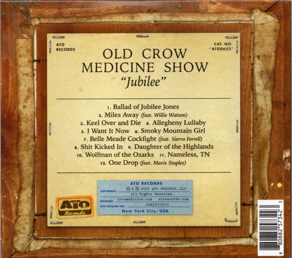 Back Cover: Old Crow Medicine Show – Jubilee CD | Relix