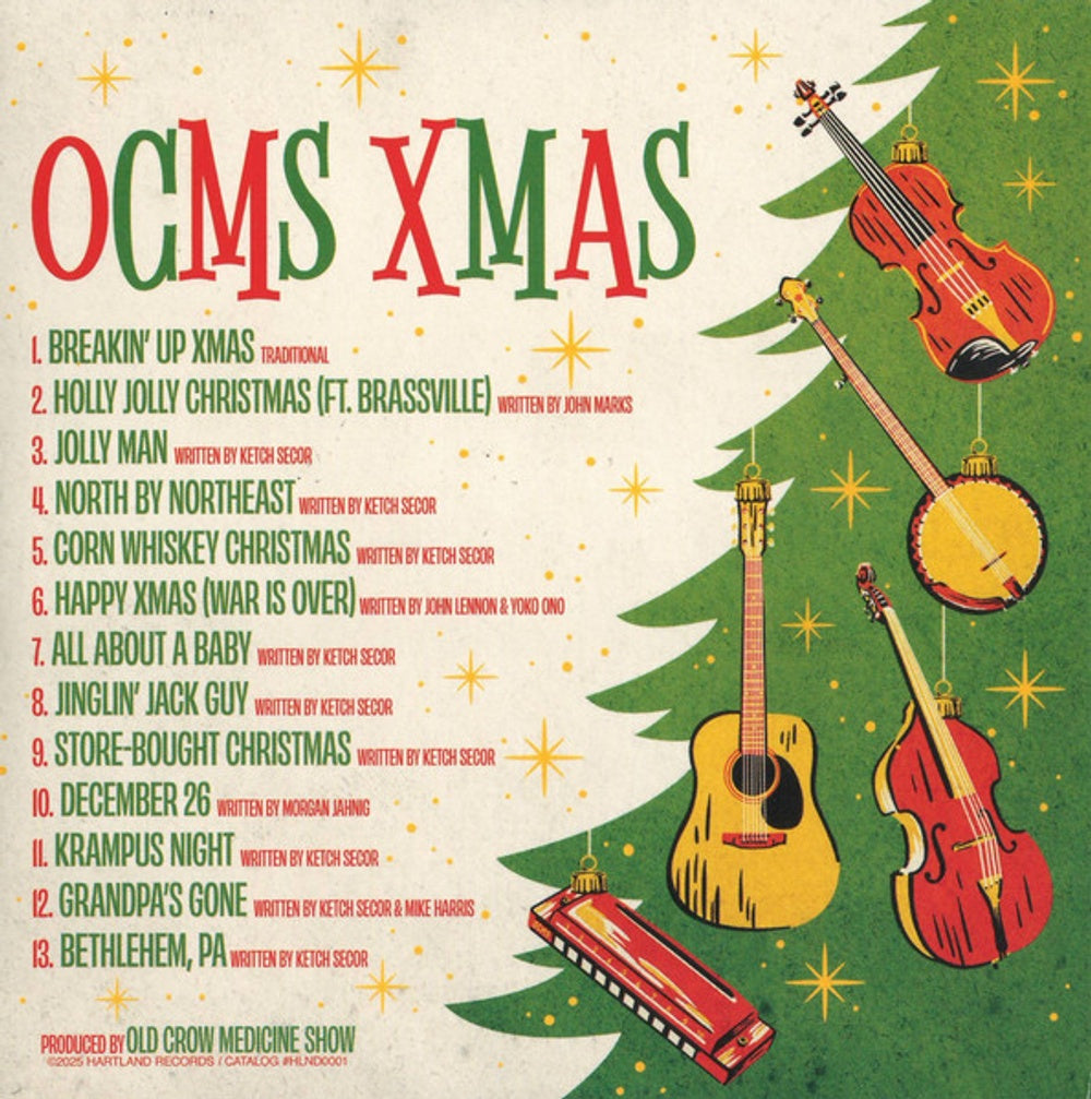 Back Cover: Old Crow Medicine Show – Ocms Xmas CD | Relix