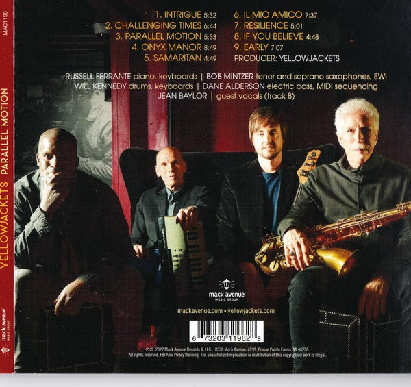 Back Cover: Parallel Motion (CD) CD | Relix