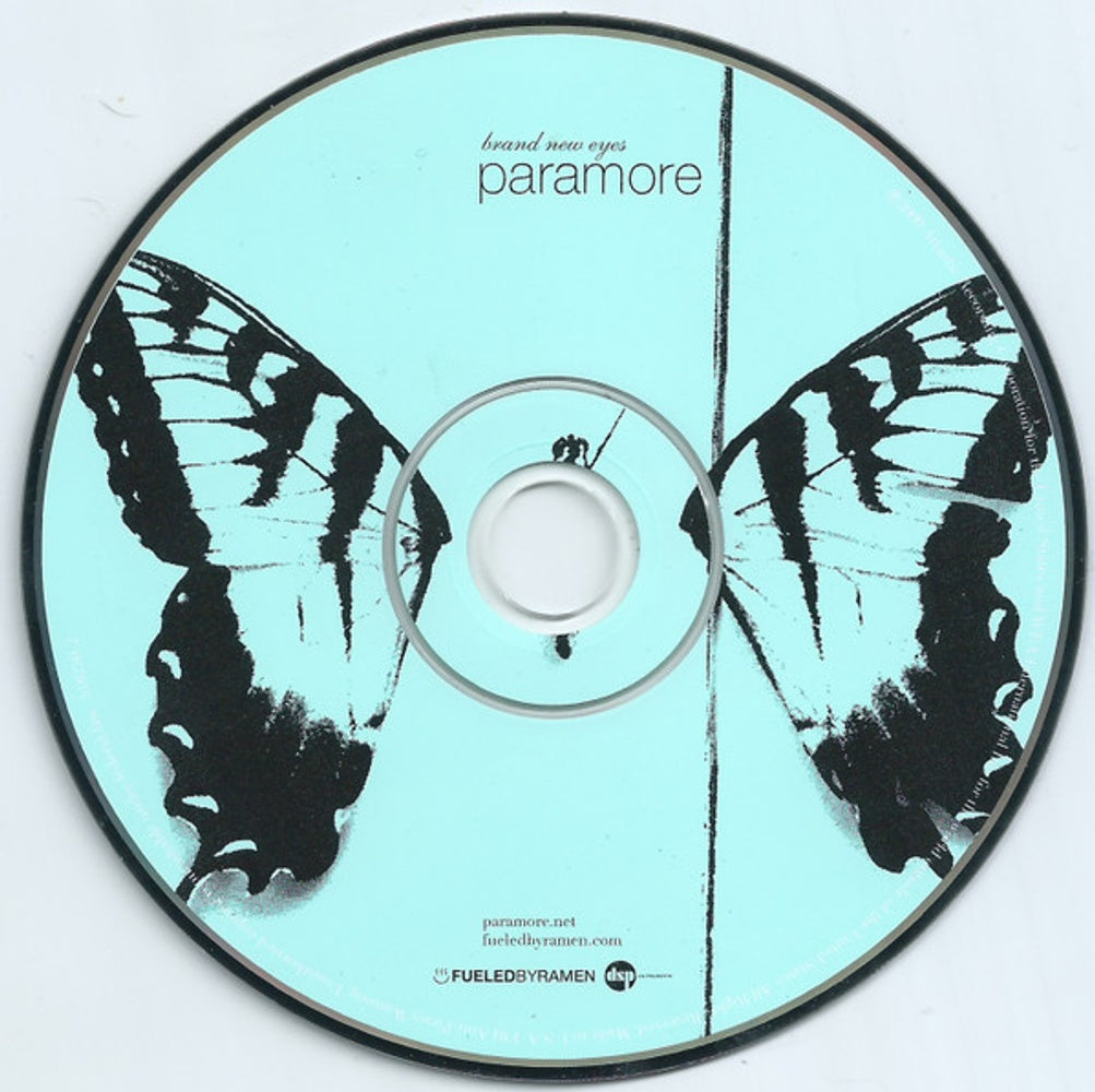 Back Cover: Paramore – Brand New Eyes (CD) CD | Relix