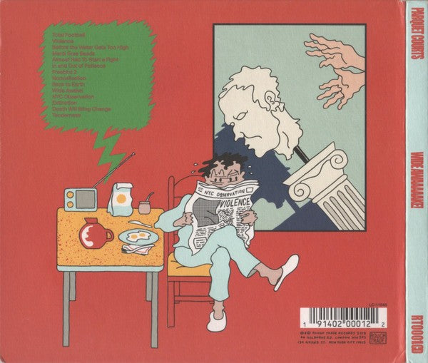 Back Cover: Parquet Courts – Wide Awake CD | Relix