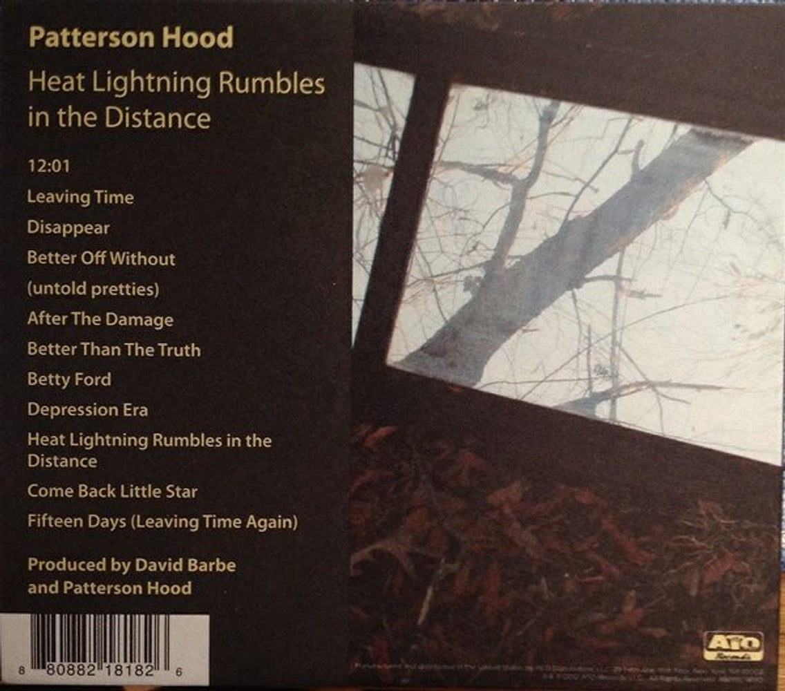 Back Cover: Patterson Hood – Heat Lightning Rumbles in the Distance CD | Relix