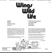 Back Cover: Paul McCartney And Wings – Wild LIfe - (SHM, Limited Edition CD) CD | Relix
