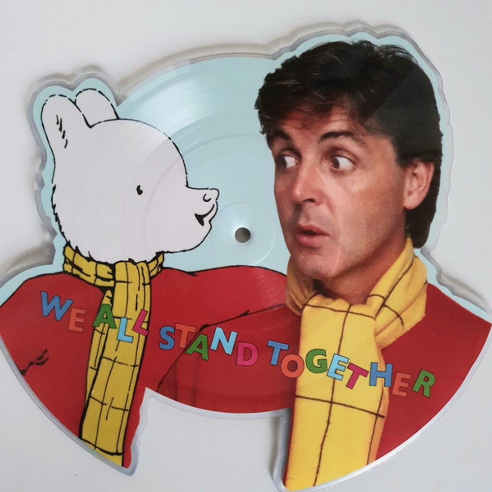 Back Cover: Paul McCartney – We All Stand Together (Limited Edition Shaped Picture Disc 7in 7" Vinyl) Vinyl LP | Relix