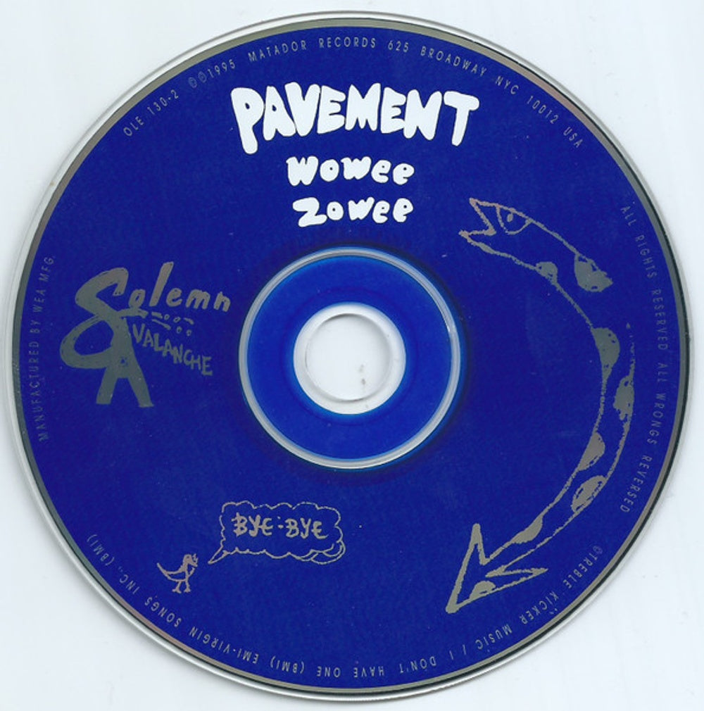 Back Cover: Pavement – Wowee Zowee CD | Relix