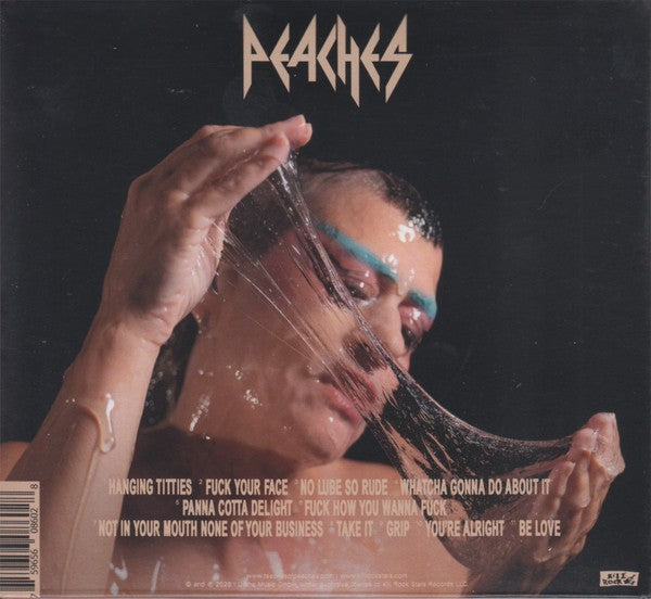 Back Cover: Peaches – No Lube So Rude CD | Relix