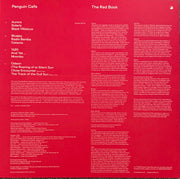 Back Cover: Penguin Café – The Red Book (Translucent LP Vinyl) Vinyl LP | Relix