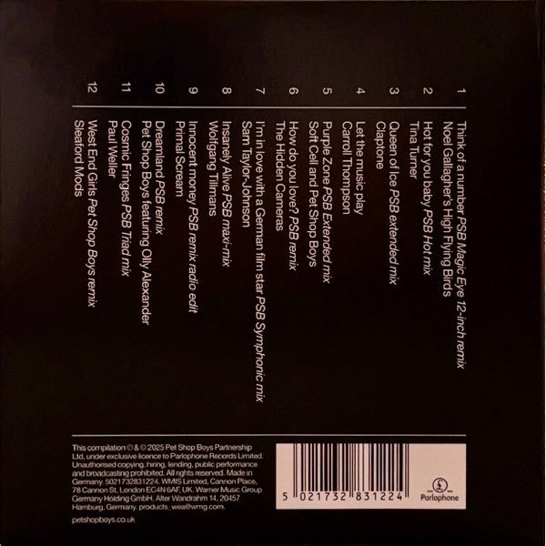 Back Cover: Pet Shop Boys – Disco 5 Vinyl LP | Relix