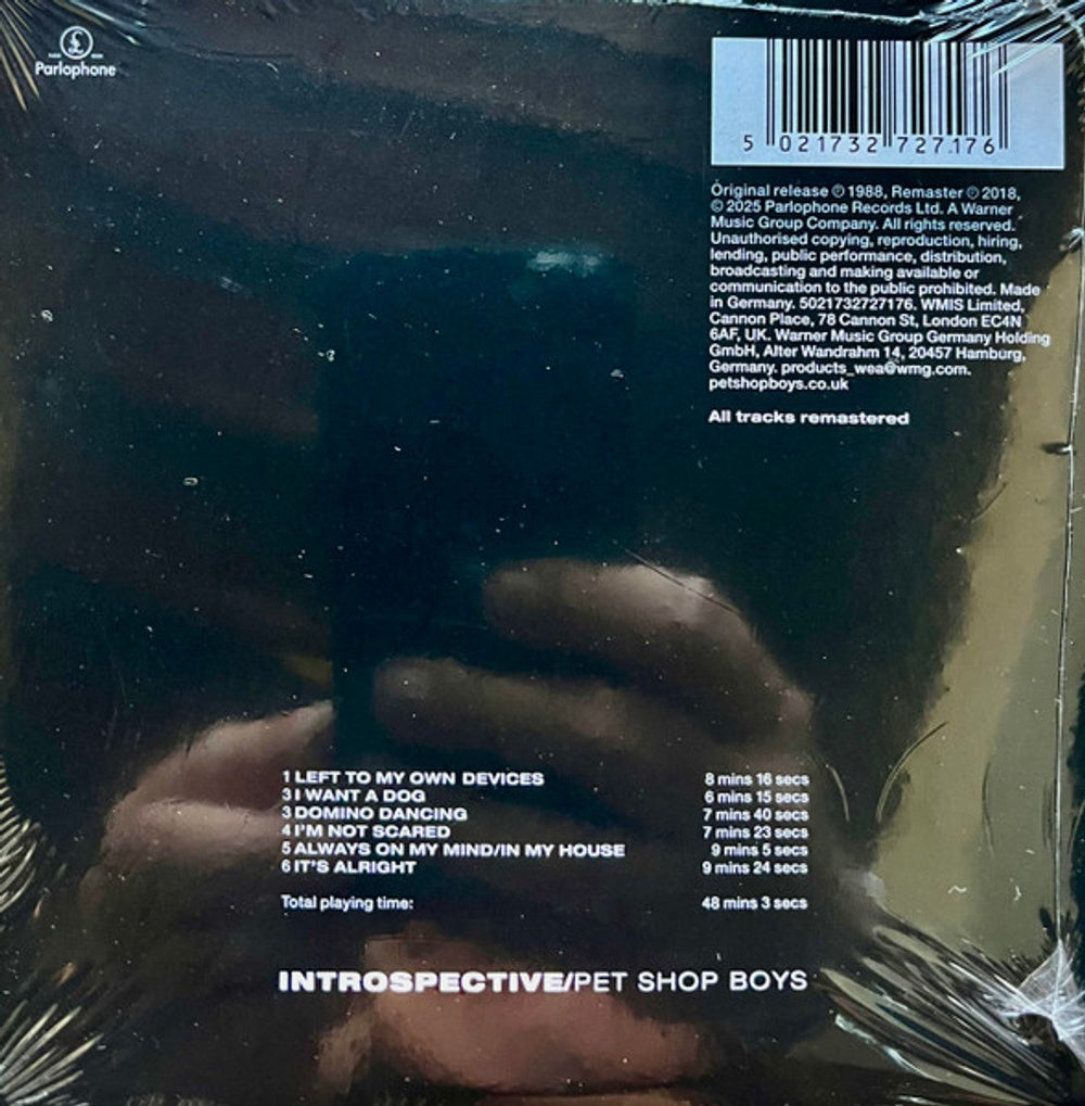 Back Cover: Pet Shop Boys – Introspective (Spa CD) CD | Relix