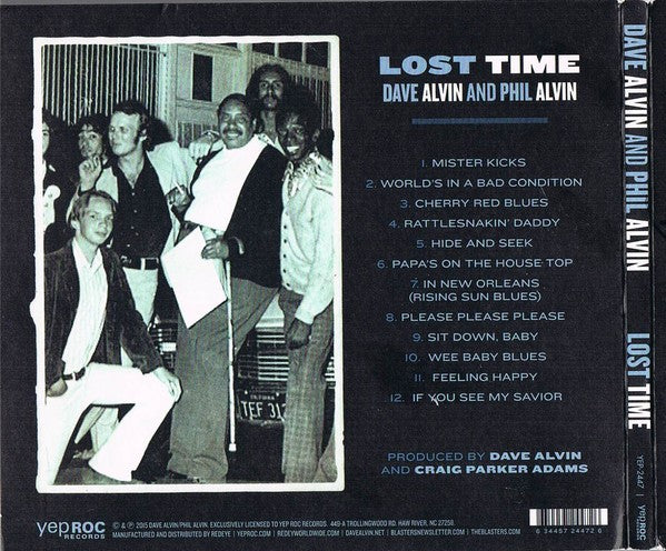 Back Cover: Phil Alvin – Lost Time CD | Relix