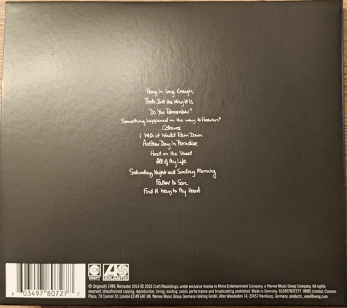 Back Cover: Phil Collins – But Seriously (Uk CD) CD | Relix