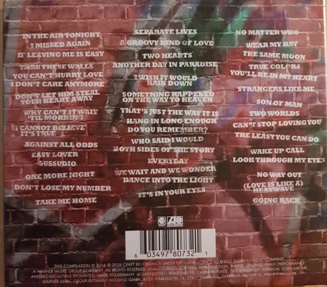 Back Cover: Phil Collins – Singles (Exp, Sft CD) CD | Relix