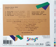 Back Cover: Pierre Favre Trio – Bird Food CD | Relix