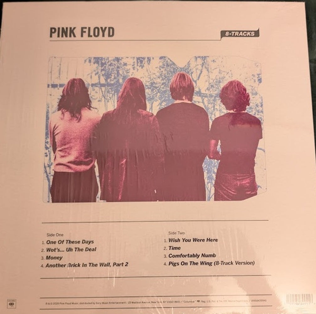 Back Cover: Pink Floyd – 8-Tracks (LP Vinyl) Vinyl LP | Relix