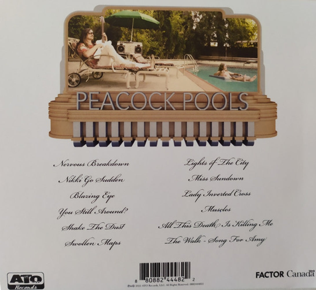 Back Cover: Pink Mountaintops – Peacock Pools CD | Relix