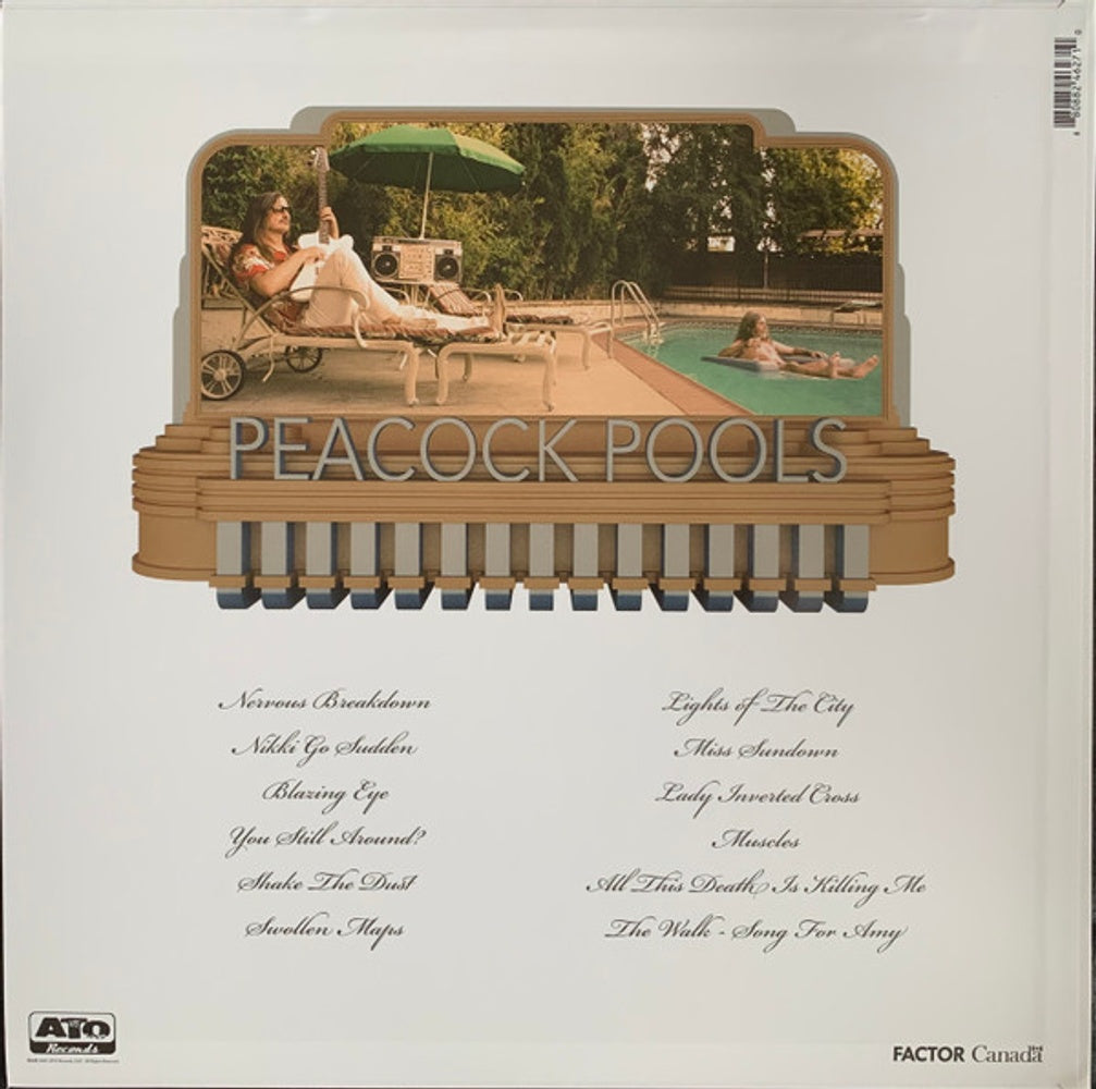 Back Cover: Pink Mountaintops – Peacock Pools Vinyl LP | Relix
