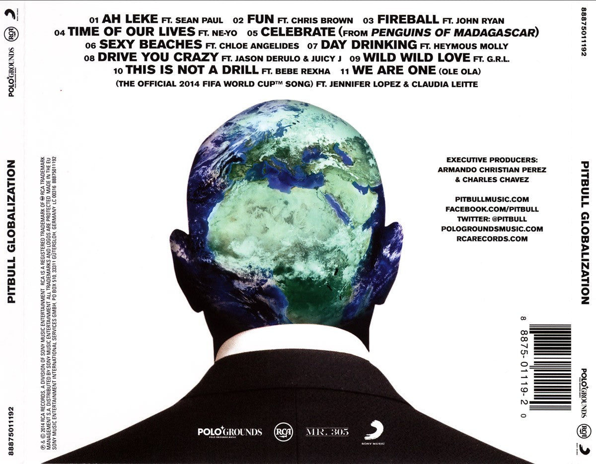 Back Cover: Pitbull – Globalization Vinyl LP | Relix